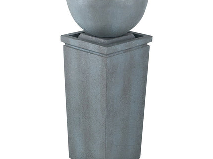 Zen Bowl Water Fountain, Outdoor Bird Feeder / Bath Fountains, Relaxing Water Feature For Garden