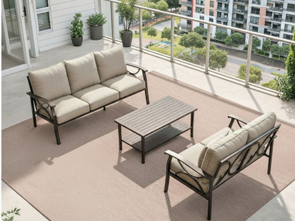 Patio Furniture Set & Coffee Table For Backyard