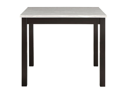 Leon - Bar Table And 4 Bar Stools - Espresso / White