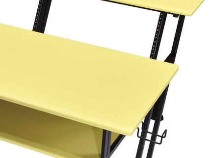 Suitor - Music Recording Studio Desk - Black / Yellow