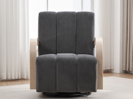 360° Swivel Accent Chair With Armrests