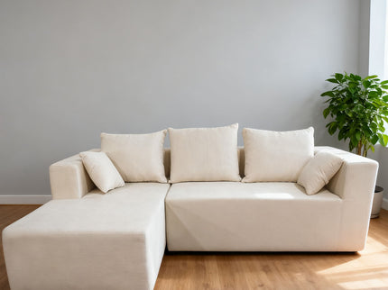 Modular Corner Sofa With Soft Fabric