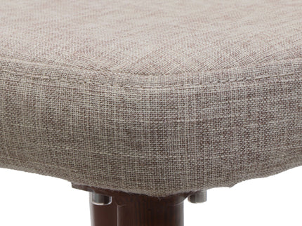 Modern Dining Chair With Iron Legs And Wood Finish