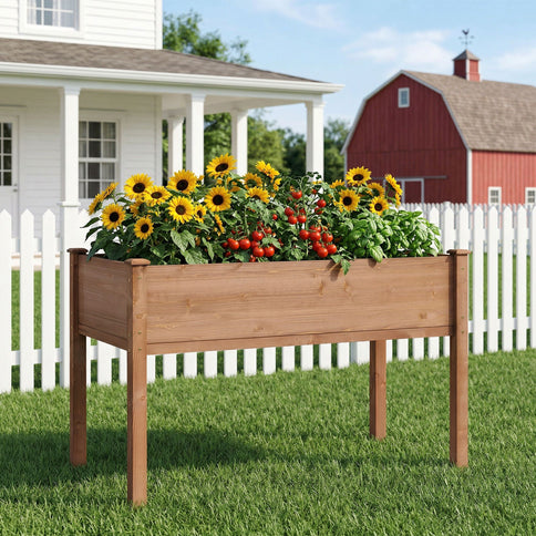 Elevated Raised Garden Bed For Outdoor
