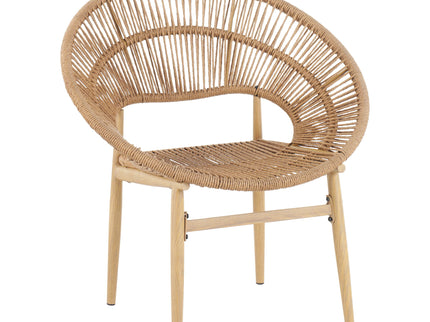 Cyril - Outdoor Papasan Style Dining Chair (Set of 2)