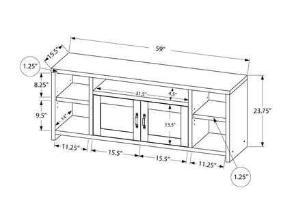 TV Stand Console Media Entertainment Center Storage Cabinet For Living Room