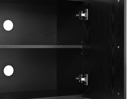 TV Stand With Fluted Tambour Style Door