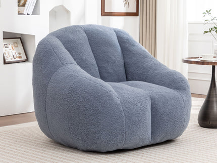Comfy Bean Bag Chair With Memory Foam Filler, Tufted Soft