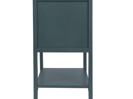 2 Drawer Side Table, Natural Rattan