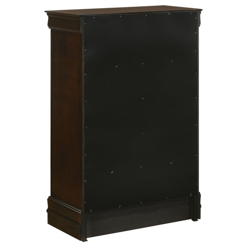 Janson - 5 Drawer Bedroom Chest - Cappuccino