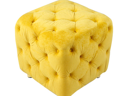 Modern Upholstered Ottoman, Exquisite Small End Table, Soft Foot Stool, Dressing Makeup Chair, Comfortable Seat For Living Room, Bedroom, Entrance