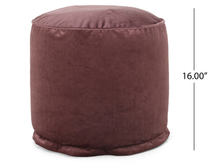 Shimon - Cylinder Pouf Ottoman Floor Cushion