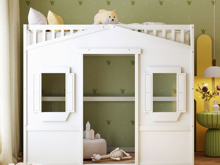 House Loft Bed With Ladder