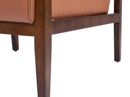 Kenneth - Modern Transitional Lounge Accent Chair - Brown