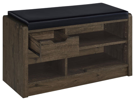 Astor - Open Shelf Storage Bench