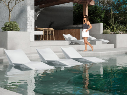 S - Shaped Pool Lounger, Ergonomic Design