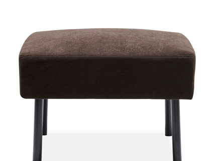 Modern L Shaped 3 Seater Sofa With Ottoman, Upholstered Couch For Small Spaces