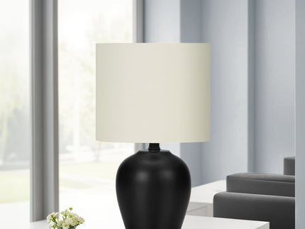 Lighting, Table Lamp, Transitional - Black / Cream