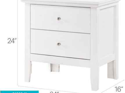 English Dovetailed Drawers Nightstand