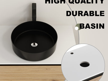 Wall Mounted Bathroom Vanity With Art Sink & 1 Soft Close Drawer