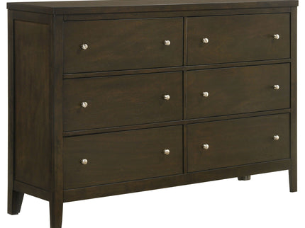 Clement - 4 Piece Queen Bedroom Set With Tufted Headboard - Dark Coffee
