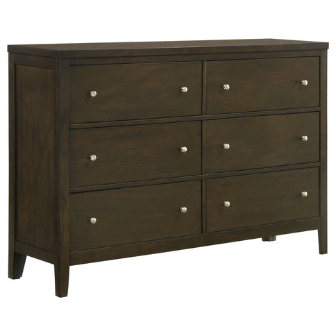 Clement - 4 Piece Queen Bedroom Set With Tufted Headboard - Dark Coffee