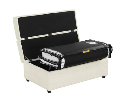 Twin Size Folding Ottoman Sleeper Bed With Mattress Convertible Guest Bed