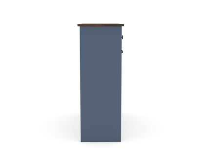 Double Tilt Out Trash Cabinet With Hideaway Drawer And Barn Door Style