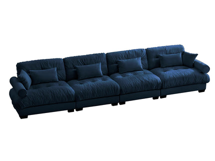 Super Comfort Oversized Modular Sectional Sofa, Deep Seat Convertible L Shaped Couch