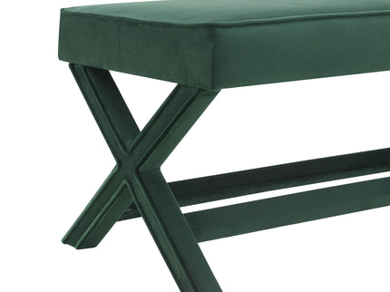 Comfort Double Bench Upholstered With X Crossed Legs