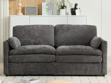 Cozy Upholstered Cushion Loveseat Sofa For Living Room