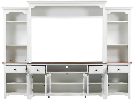 Extra Large TV Stand, Entertainment Center With Storage Cabinets