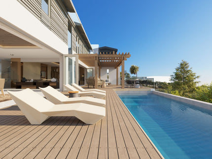 S - Shaped Pool Lounger, Ergonomic Design