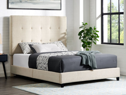 Tufted Upholstered Platform Bed