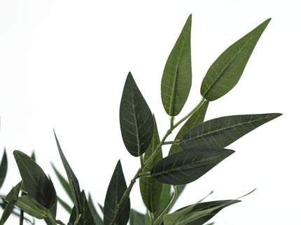 47" Tall, Artificial Plant, Acacia Tree, Indoor, Faux, Fake, Floor, Greenery, Potted, Silk, Decorative - Green / Black