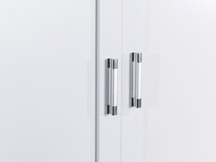 Tall Bathroom Storage Cabinet With 2 Doors And Drawers, Adjustable Shelf