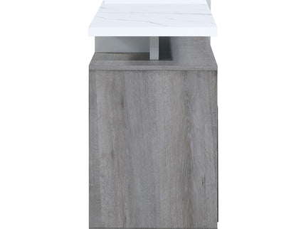 Zorra - Entertainment Unit With Bluetooth Speaker - Gray