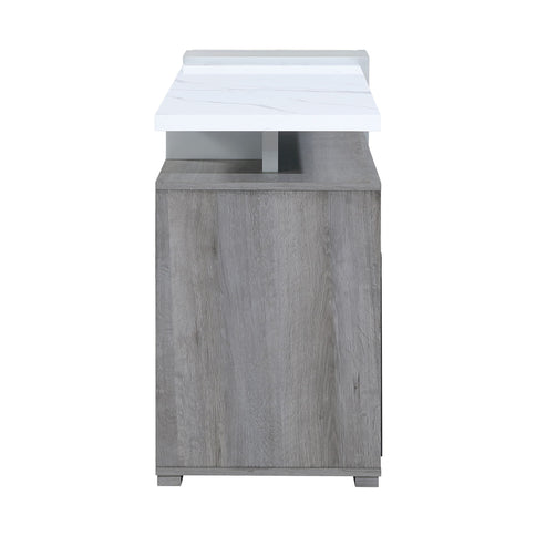 Zorra - Entertainment Unit With Bluetooth Speaker - Gray