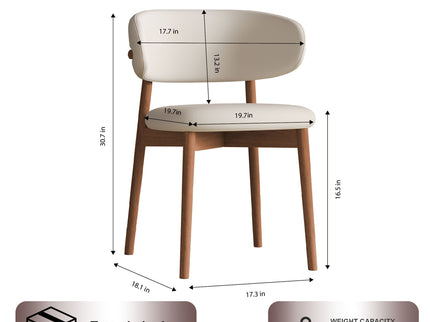 Dining Chairs For Dining Room (Set of 2) - White