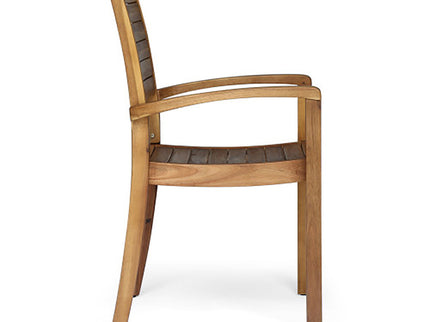 Outdoor Dining Chair, Stacking Design For Patio