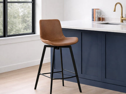 Swivel Counter Stool - Brown