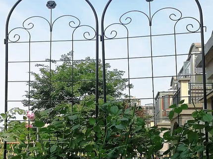 Metal Garden Trellis For Climbing Plants Outdoor Rustproof Plant Support Rose Trellis Netting Trellis
