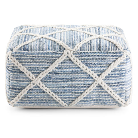 Cowan - Handcrafted Square Pouf