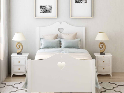 Platform Bed With Slat Support And Headboard And Footboard