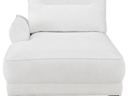 Granholm - Upholstered Curved Arm Sectional Sofa - White