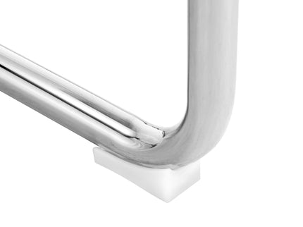 Modern Dining Chairs With Padded Seat, Metal Legs