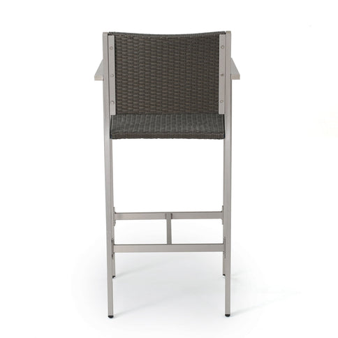Outdoor Rust Proof Aluminum Barstools (Set of 2)