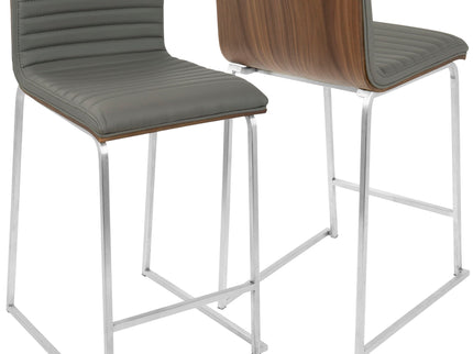 Mara - Contemporary Elegant Design Counter Stool (Set of 2)