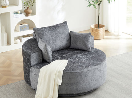 Swivel Chair With Rotating Base For Living Room