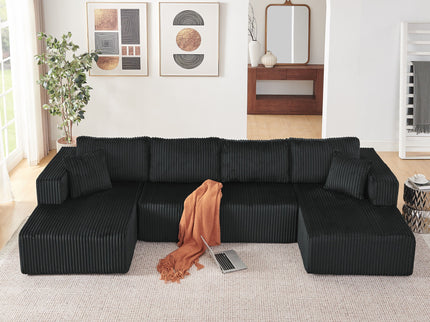 U - Shaped Modular Sectional Sofa For Living Room